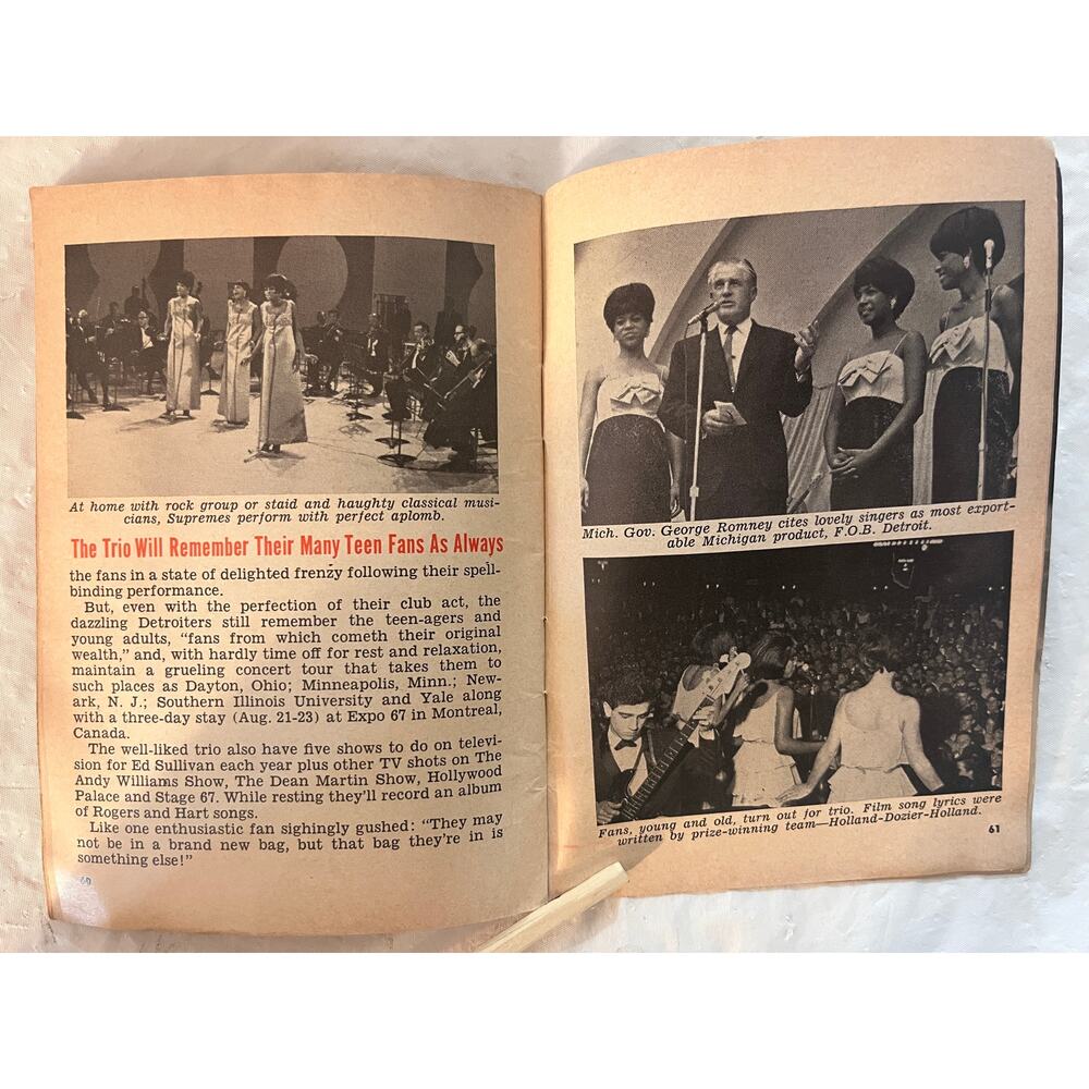 JET Magazine June 1 1967 The Supremes Diana Ross Mary Wilson Florence Ballard - Picture 4 of 10